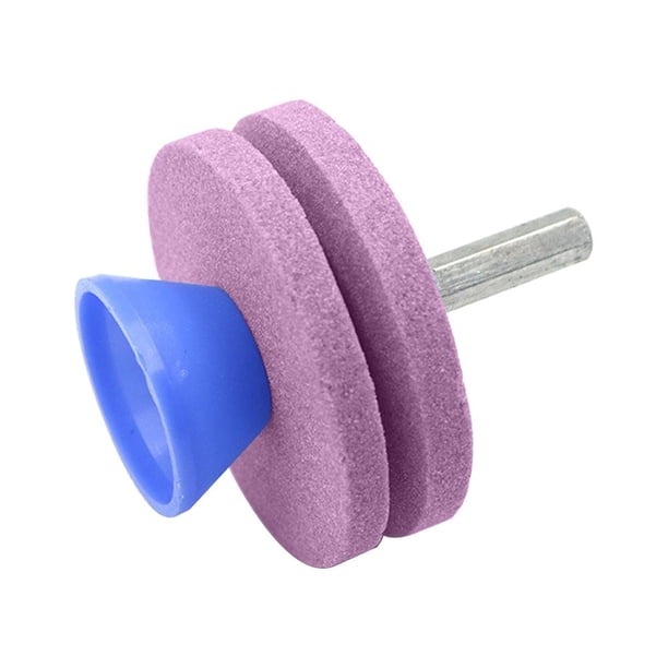 5 Uds Afilador Cortacésped Piedra Afilar Afilador Cortacésped Hierba Cortada (rosa)