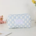 thumbnail image 3 of Jubipavy Pencil Case Ins Wind Japanese Checkerboard Frame Pencil Bag High Value Stationery Box Large Capacity Pencil Case, 3 of 3