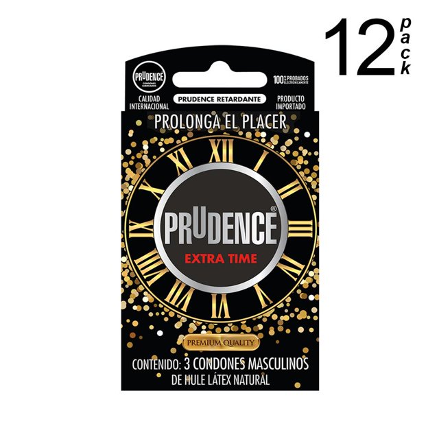 Condones Prudence Extra Time Premium 12 Pack - S005 Prudence Extra Time Premium