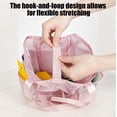 thumbnail image 4 of Summercome Large Mesh Beach Tote Bag, Pool Bags with 2 Inner Zipper Waterproof Pockets for Family Pool Bag for Swim Toys Towels Cruise Vacation Essentials, Pink, 4 of 6