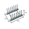 thumbnail image 2 of Kaireo Kitchen Storage Rack Pot Lid Rack Clearance Kitchen Storage Rack Pot Lid Rack Spoon Rack Kitchen Cutlery Rack Kitchen Accessories, 1X Kitchen Cutlery Holder, 2 of 2