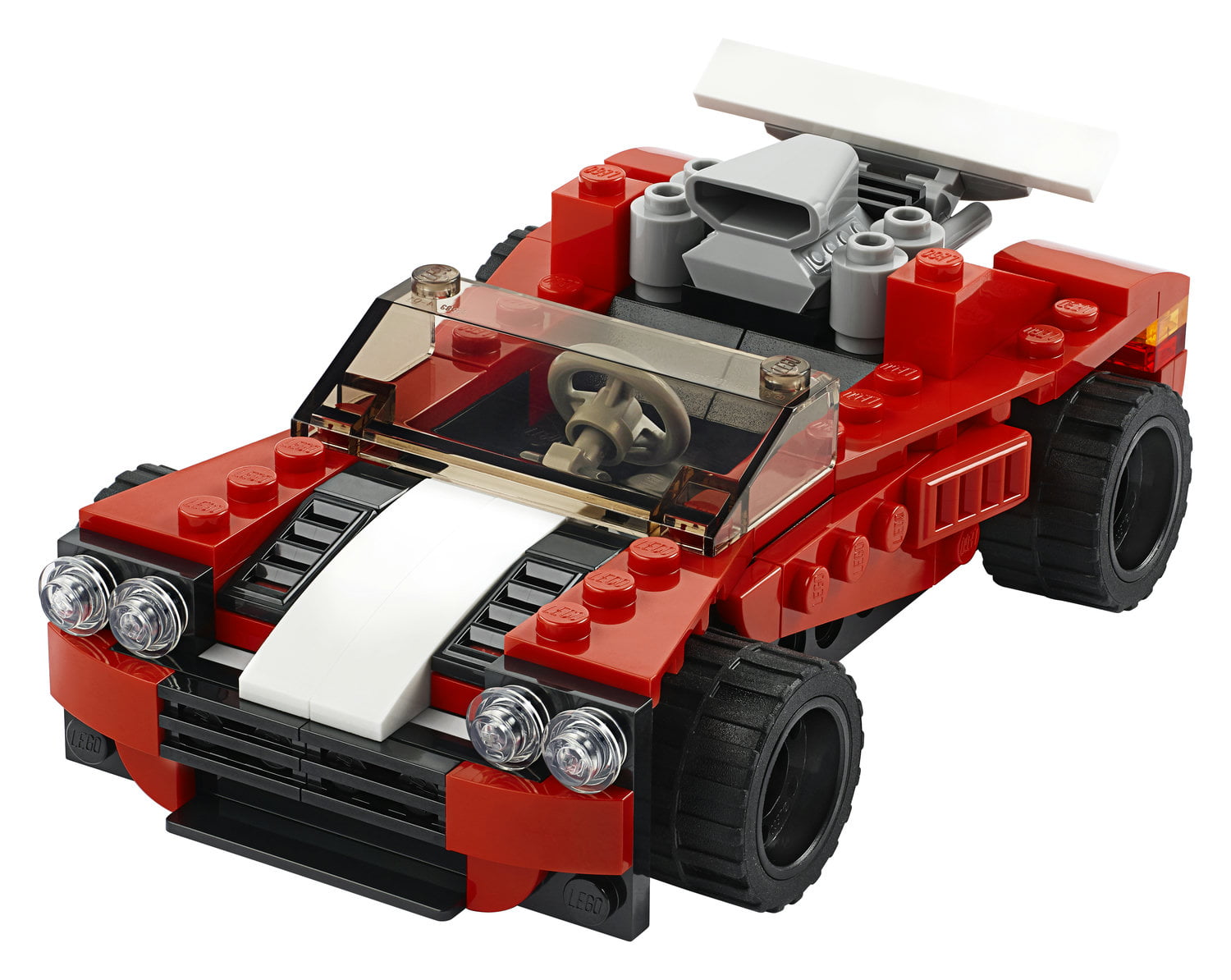 olie fordel Kritik LEGO Creator 3in1 Sports Car Toy 31100 Building Kit (134 Pieces) -  Walmart.com