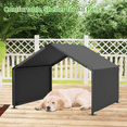 thumbnail image 2 of Euqvunn Dog Shade Shelter, Portable Outdoor Dog Tent with Waterproof Cover, Pet Shade House for Garden, Patio, Backyard, Travel - Gray, 2 of 11