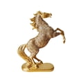 thumbnail image 2 of Estatua de caballo, adorno de mesa, colección, escultura decorativa, figura de caballo para estantería, decoración de sala de estar, regalo de año Oro, 2 of 9