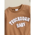 thumbnail image 6 of Suealasg Toddler Baby Boys Fall Tracksuit Outfits Clothes 6M 1T 2T 3T Kids Boys Long Sleeve Letter Print Sweatshirt and Sweatpants 2Piece Casual Autumn Clothing for Newborn Infant Boys, 6 of 9