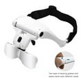 thumbnail image 4 of TFixol Gardening GiftAoresac 9892B2 Magnifying Glass for Reading with LED Light And Headband Hands Free Head Magnifier with 5 Lenses 1.0X 1.5X 2.0X 2.5X 3.5X, 4 of 9