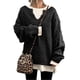 thumbnail image 4 of Suéter europeo y americano Suéter de punto con patrón de cáñamo para mujer Suéter de punto casual Suéter, 4 of 6