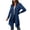 Dark Blue, variant on qolati Cardigan for Women 2023 Fall Fashion Casual Long Sleeve Solid Color Cardigans Jackets Lightweight Casual Open Front Blouse Tops Cover Up