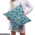 thumbnail image 4 of Ambesonne Nautical Fabric by the Yard Upholstery, Waves in the Ocean Doodle, 5 Yards, Multicolor, 4 of 4