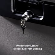 SentrySafe HD4100 Fire/Water Resistant File Document Safe with Key Lock, 0.65 Cu-Ft., Charcoal Gray