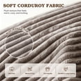 thumbnail image 4 of HSUNNS 71" 3 Setaser Sofa, Comfy Extra Deep Seat 3 Seater Couch for Living Room with Soft Upholstered and Side Pockets, Free 3 Pillows, No Assembly Required, Grey, 4 of 7