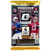 NFL Panini 2023 Donruss Optic Football Trading Card BLASTER Pack (4 Cards)