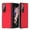 Red, variant on TECH CIRCLE Galaxy Z Fold 6 5G Case, Galaxy Z Fold 6 5G PU Leather Hard PC Shell Ultra Thin Slim Durable Protective Phone Case Cover for Samsung Galaxy Z Fold 6 5G 2024,Red