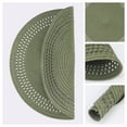 thumbnail image 5 of Farmhouse Round Placemats Set of 6 Woven Placemats for Dining Table Decor, Washable Kitchen Table Mat for Holiday Dark Green 15inch, 5 of 6