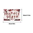 thumbnail image 3 of TIMIFIS Linen Placemat Halloween Graffiti Printing Placemat New Red Letter Linen Table Mat Border Home Table Decoration Insulation Mat Placemats Kitchen Gadgets, 3 of 5