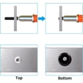 thumbnail image 4 of 120 Pcs Aluminum Blind Rivets, 5/32” x 5/16” Pop Rivets Assortment, Black, 4 of 5