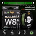 thumbnail image 2 of SeaKnight Brand W8 II Series Fishing Lines 8 Weaves 500m 300m 150m Upgrade Strong Braided PE Line for Seawater fishing 15-100LBs, 2 of 10