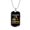 Military Chain (Gold), variant on Camper Necklace Stays In The Camp Dog Tag Necklace Stainless Steel 24" Chain Silver Tone or Gold Tone