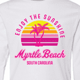 thumbnail image 4 of Inktastic Summer Enjoy the Sunshine Myrtle Beach South Carolina Pink Long Sleeve Youth T-Shirt, 4 of 5