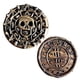 thumbnail image 1 of Moneda de pirata de plástico para niños, decoración de fiesta de cumpleaños, boda, Tesoro falso, regalo, recuerdo, 5/10 unidades, 1 of 4