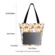 thumbnail image 3 of Fotbe Thanksgiving Bolsa de Playa con Estampado, Bolsa de Hombro, Bolsa de Mano Espaciosa, Bolsa de Viaje Ligera, Bolsa de Compras Versátil, 3 of 6