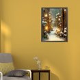 thumbnail image 2 of (ZQ524) Serie Paisaje Escena Nieve Con Diamantes Redondos Pintura Diamantes Resina 30*40CM, 2 of 9