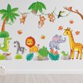 thumbnail image 3 of Juego de pegatinas de pared JAMW animales de la selva para niños, 3 of 5