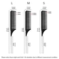thumbnail image 2 of 3pcs Hair Comb Pointed Tail Comb Hairdressing Comb Hair Styling Tool Professional for Salon Barber Shop Home Use, 2 of 5