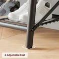 thumbnail image 4 of Industrial Hall Tree Coat Rack with 5 Hooks, Entryway Bench with Shoe Storage, Metal Frame, Wood Top, Clothes Rail, Multi-Functional Organizer for Foyer, Entry or Hallway- 80cm Single Row Hook, 4 of 8