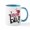 White/Blue Inside, variant on CafePress - Love Bug Mug - 11 oz Ceramic Mug - Novelty Coffee Tea Cup