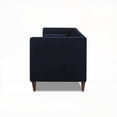 thumbnail image 6 of Modern 84" Tuxedo Tufted Sofa in Dark Navy Blue Performance Velvet, 6 of 14