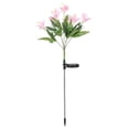thumbnail image 1 of Solar Lily Flower Lights Walkway Garden Outdoor Plastic Waterproof Pink Lighting 1Pack, 1 of 4