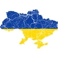 thumbnail image 3 of CafePress - Ukraine Flag And Map White T Shirt - Men's White Classic Cotton T-Shirts, 3 of 4