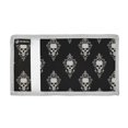 thumbnail image 2 of JIALIOU Nylon Trifold Card Wallet with ID Window Zipper Pocket for Men Women Teen Cool Skulls Filigree, 2 of 7