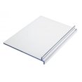 thumbnail image 4 of Source One 10-Inch Wide Acrylic Slot wall/Slatwall Shelf Rack for Shoes, Purses, Figurines (6 Pack, Clear), 4 of 4