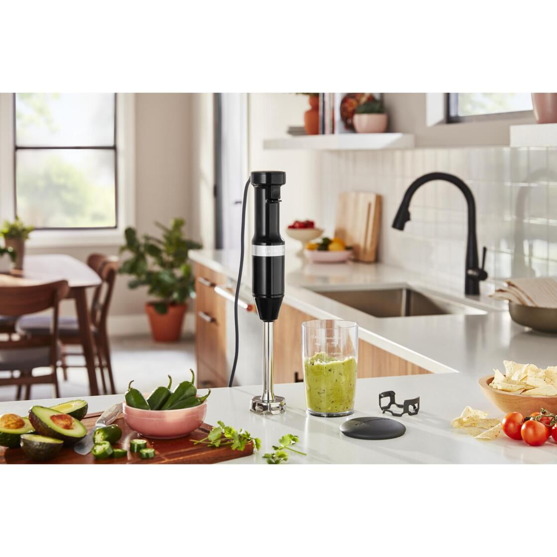 KitchenAid Variable Speed Corded Hand Blender, Onyx Black, KHBV53