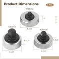 thumbnail image 2 of 3-Piece Mini Ratchet Wrench Set, Stubby Ratchet Wrench Set with 1/2'', 3/8'', 1/4'' Sizes, Compact, High-Strength Steel, Dual Directional, Ideal for Tight Spaces, Includes 3 Different Size Wrenches, 2 of 5
