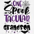 thumbnail image 3 of CafePress - Halloween Spooktacular Grandson Kids Baseball T Shirt - Kids Cotton Baseball Jersey, 3/4 Sleeve Shirt, 3 of 4