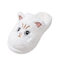 thumbnail image 7 of SAWOBUUN Cute Cat Slippers for Women Men Animal Fuzzy Plush Closed Toe House Slippers Soft Fluffy Warm Cozy Indoor Bedroom Shoes, 7 of 7
