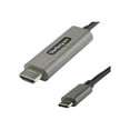 thumbnail image 1 of StarTech.com 9.8 Pieds (3m) USB C to HDMI Cable 4K 60Hz with HDR10, Ultra HD USB Type-C to 4K HDMI 2.0b Video Adapter Cable, USB-C to HDMI HDR Monitor/Display Converter, DP 1.4 Alt Mode HBR3 4K - Thunderbolt 3 Compatible (CDP2HDMM3MH) - Câble Adaptateur - 24 Broches USB-C Mâle vers HDMI Mâle - 10 Pi -, 1 of 5
