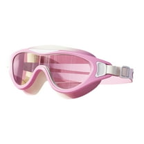 Glisme Kids Goggles For Swimming With Adjustable Strap No Leaking Anti-Fog Waterproof Clear Vision Water Pool Goggles Swimming Glasses Pool Beach Outdoor Water Sports ,Pink