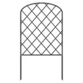 thumbnail image 6 of Pack Of 10 Decorative Garden Fence, Total 10 Ft L x 24 In H, Animal Barrier Border, Stainless Steel Wire Fence Panels for Outdoor Patio, Garden, Yard, Patio, Diamond Shaped, 6 of 6