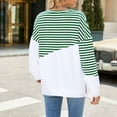 thumbnail image 5 of Women's Sweatshirt Long Sleeve Side Slit Top Round Neck Casual Pullover, 5 of 9