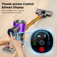 thumbnail image 5 of 58KPA Cordless Stick Vacuum Cleaner, 6-in-1, Self-Standing, LED Brush, Strong Suction for Pet Hair, Hardwood & Carpet, 5 of 16