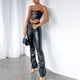 thumbnail image 5 of Pantalones De Cuero De PU Para Mujer, Leggings Rectos De Alta Elasticidad, Pantalones Largos De Moda Elásticos Y Ajustados Con Varias Combinaciones, Adecuados Para Varias Escenas, 5 of 7