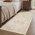 thumbnail image 6 of FEELHOME 2'x6' Runner Rugs Washable Carpet Vintage Medallion Non Slip Soft Carpet Indoor Runner for Bedroom Hallway Kitchen Entryway Laundry Taupe, 6 of 6