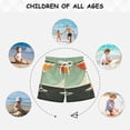 thumbnail image 6 of FORMRS Boys Swim Trunks Quick Dry Mesh Liner Boardshorts Sizes XS-XL, Red Glasses, 6 of 7