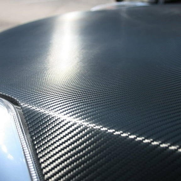 Carbon Fiber Hood 60" x 80" Wrap Film Twill Vinyl Sheet Roll - 3D Carbon Fiber