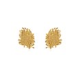 thumbnail image 1 of Pendientes para mujer, pendientes de tuerca con textura de tejido plano, pendientes hipoalergénicos con poste de plata para mujeres y niñas, regalos de joyería, 1 of 5