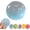 Blue, variant on Stress Relief Sensory Tool, Transparent Coconut Oil Squeeze Gadget for Anxiety Reduction, 2in Size, Soft Tactile Experience, Fun Fidget Accessory for Home Office Commute, Perfect Gift Idea (Pink)